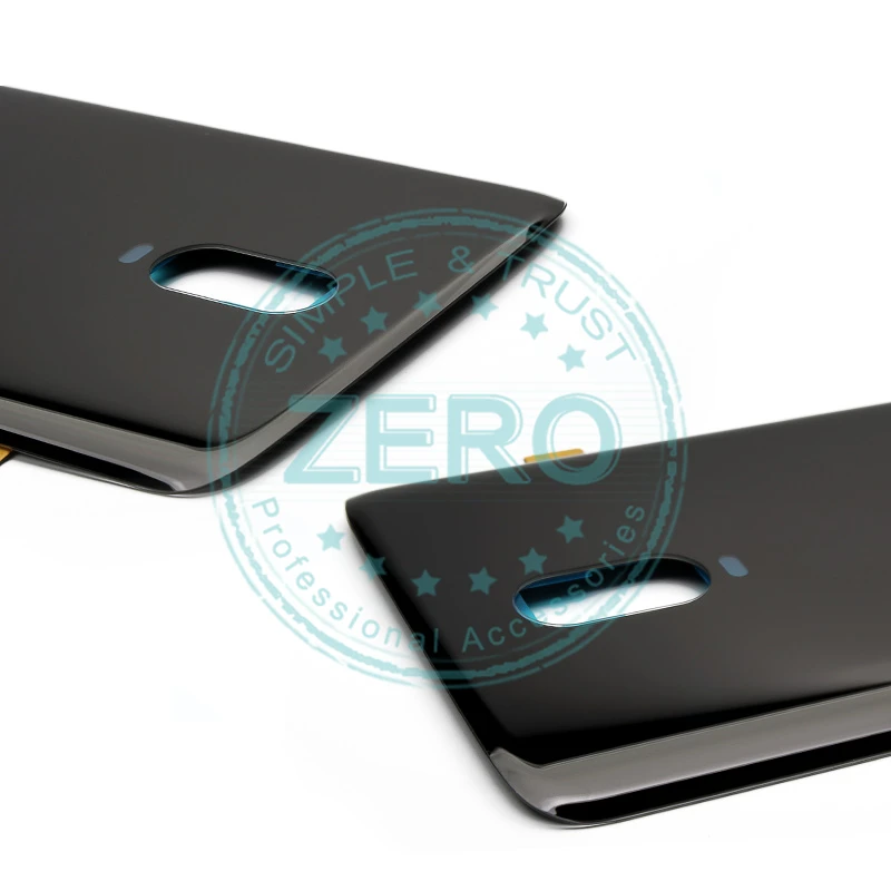 Оригинальная Крышка батарейного отсека для OnePlus 6T черное зеркало A6010 задняя