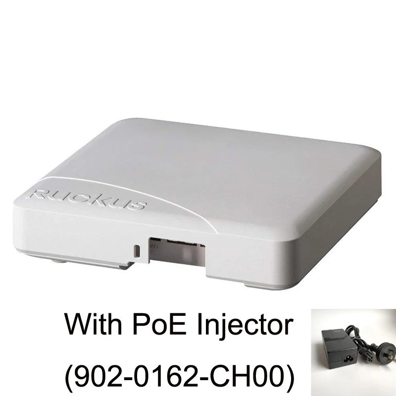 

Ruckus Wireless ZoneFlex R500 901-R500-WW00 (alike 901-R500U-US00) With PoE Injector (902-0162-CH00) Indoor Access Point