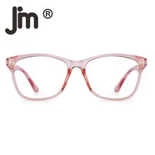 Синий светильник, блокирующие компьютерные очки для чтения, уменьшающие напряжение глаз, антибликовые прозрачные линзы, видео очки, розовая оправа для мужчин и женщин