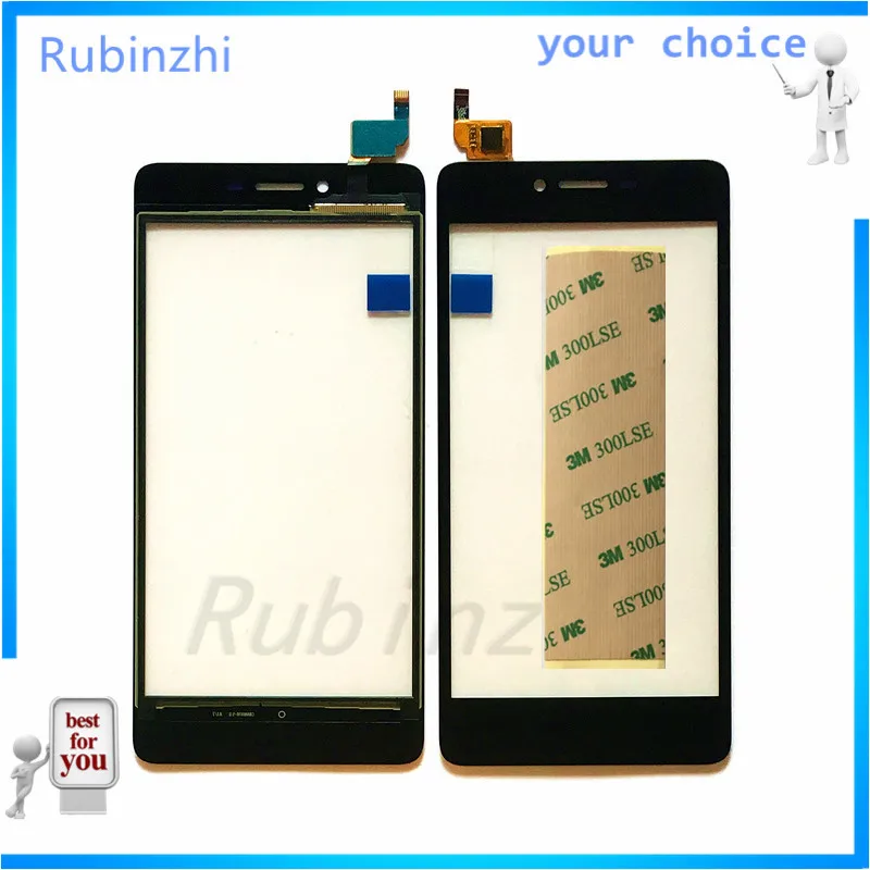 

RUBINZHI Phone Touchscreen For Archos 50 Platinum 4G Touch Screen Panel Digitizer Sensor Digitizer Front Glass lens+Tape