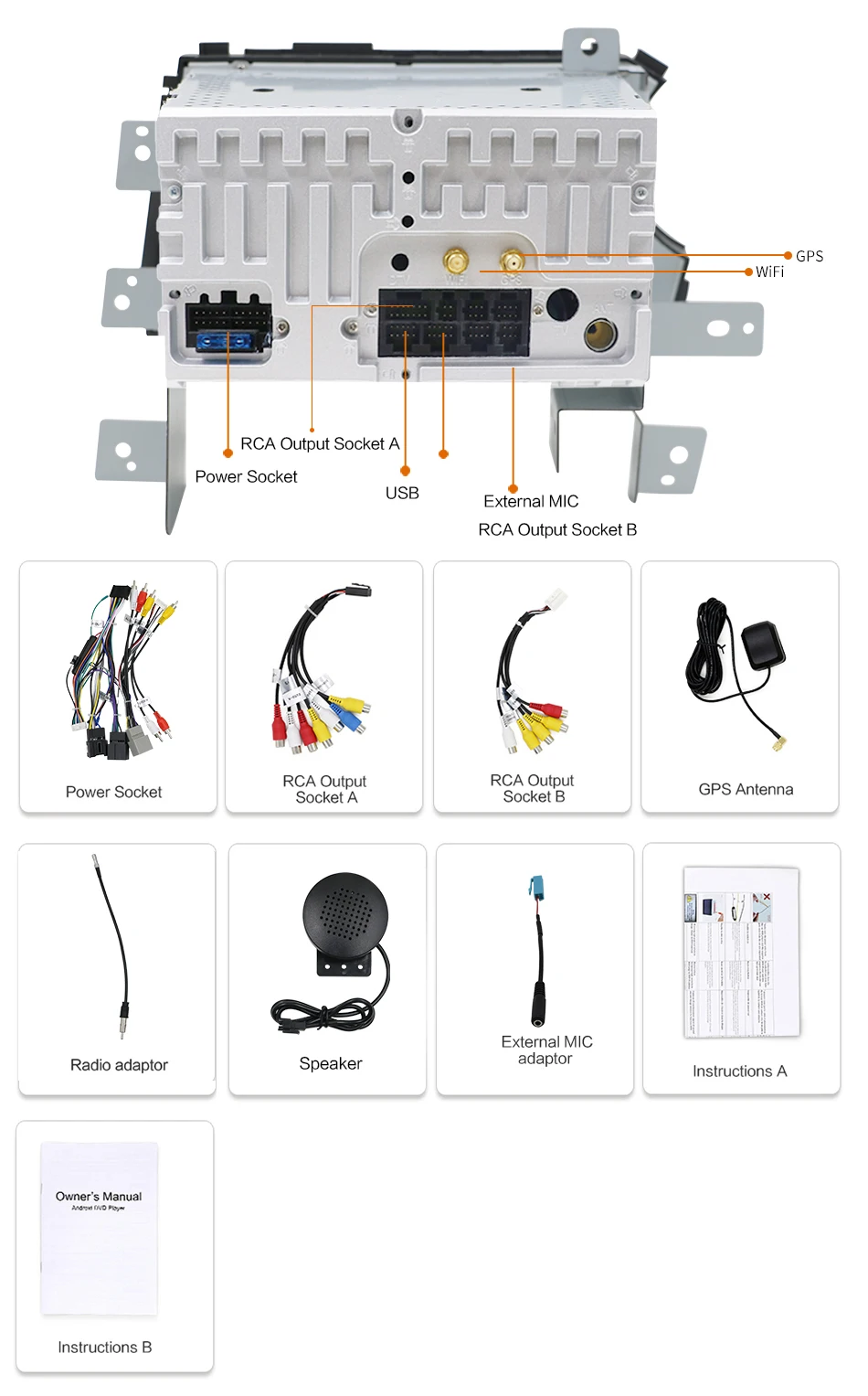 Sale Android 7.1 Car Dvd Gps Multimedia Video Player Autoradio for Ssangyong Kyron Actyon with Wifi BT RDS Radio 1024*600 HD Screen 5