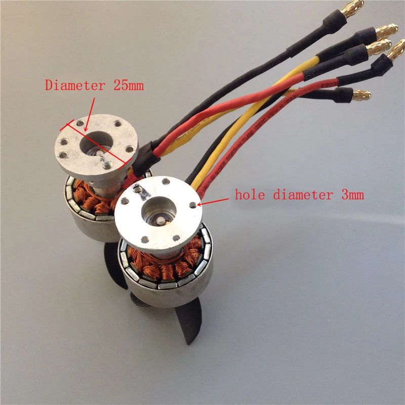 RC Fishing Boats 4130 Brushless Motor Underwater + Thruster 3blades