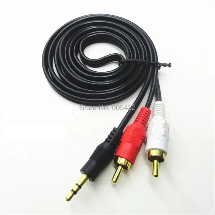 

5FT High Quality 3.5mm 1/8"Male Stereo Mini Plug Jack TO 2 RCA Stereo Phone Audio Speaker Cable