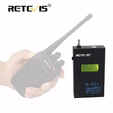 Матовый Оболочки Железа Retevis R-511 Портативный Счетчик Частоты Метр ЖК-Дисплей 50 МГц-2.4 ГГц CTCSS/DCS Декодер для Портативной Рации