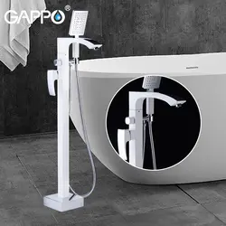 GAPPO душ Системы сделать anheiro краны белый Бесплатная Кран для ванной s латунь ванная комната осадков набор для душа Кран для ванной бенуар