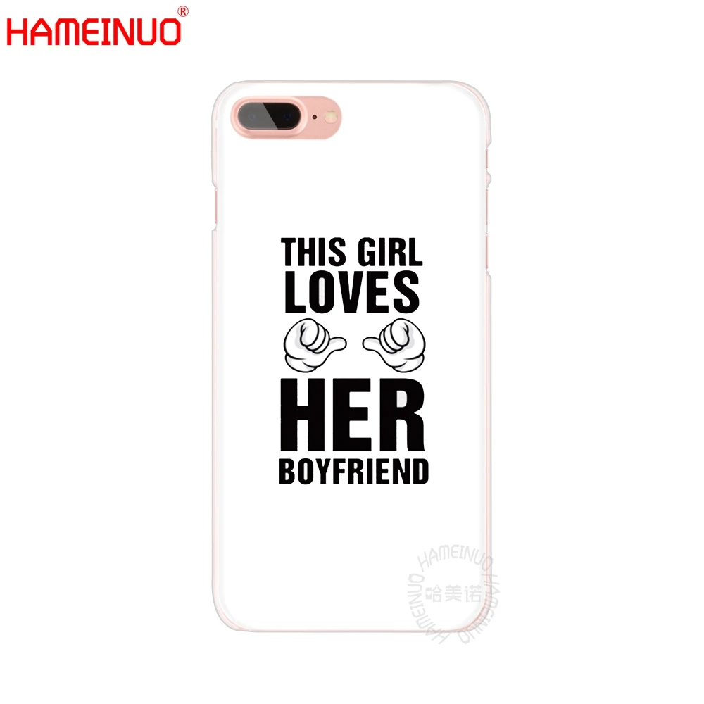 Чехол для мобильного телефона I Love My Girlfriend boyfriend iphone X 8 7 6 4 4S 5 5S SE 5c 6s plus|Бамперы| |
