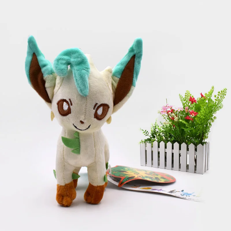 9 видов стилей стоящий Eevee Vaporeon Glaceon Umbreon flarion Jolteon Espeon Leafeon Sylveon животное плюшевая качественная мультяшная игрушка