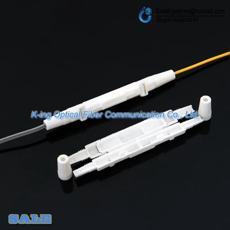 100pcs Drop cable protection box Optical fiber Protection box small round tube heat shrink tubing to