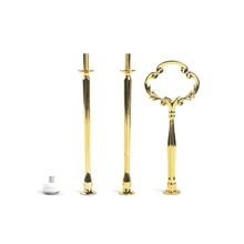 Металлические золотые белые Серебряные вечерние фрукты десерт украшения инструменты для свадьбы 3 ярусный торт стенд