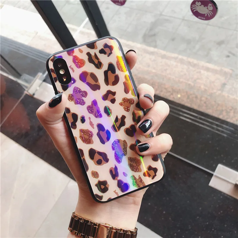 Fashion Leopard Print Phone Case For iphone XS Max Case