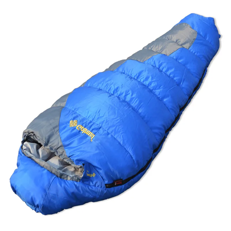 Outdoor Camping mummy style sleeping bag 2.2kg keep warm Suitable for