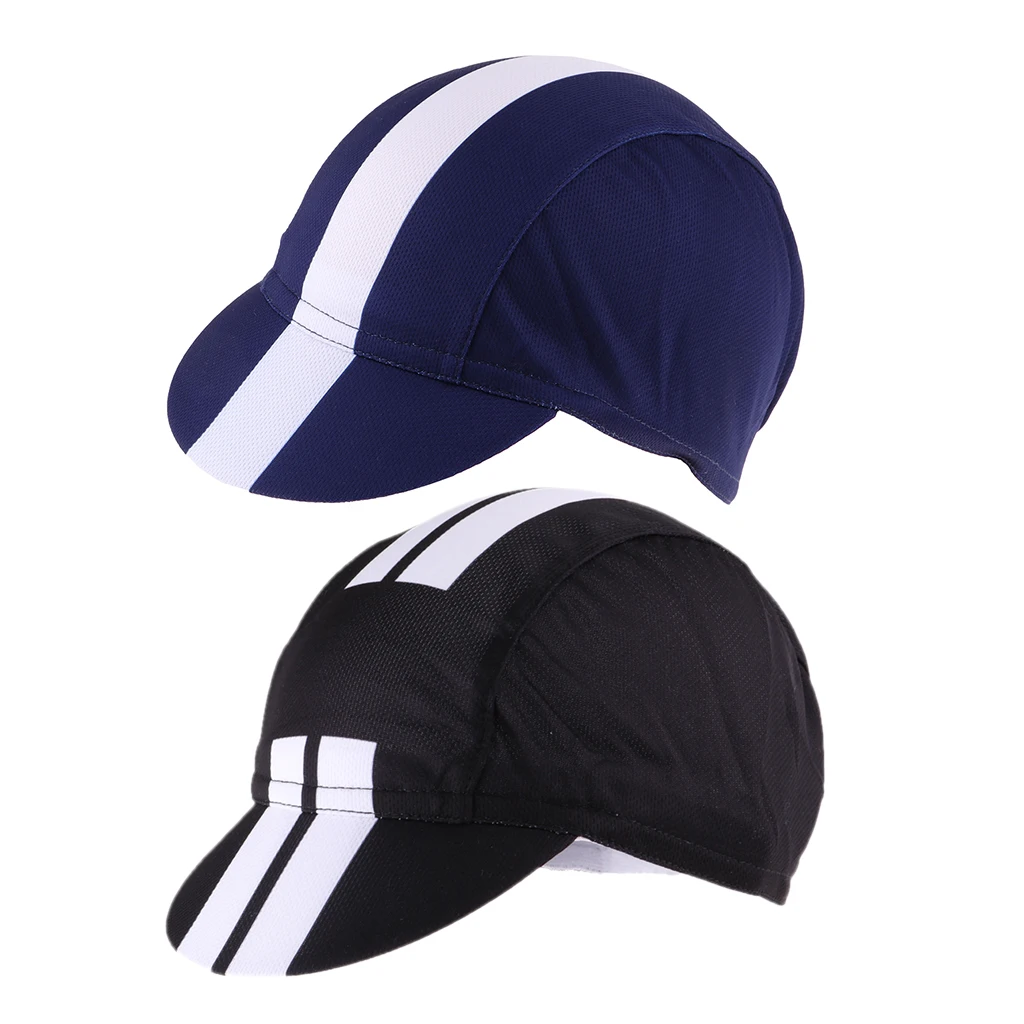 2 Pieces Riding Caps Helmet Liner Tour Breathable Sun Hats Dustproof Fitting Team Bike Cap