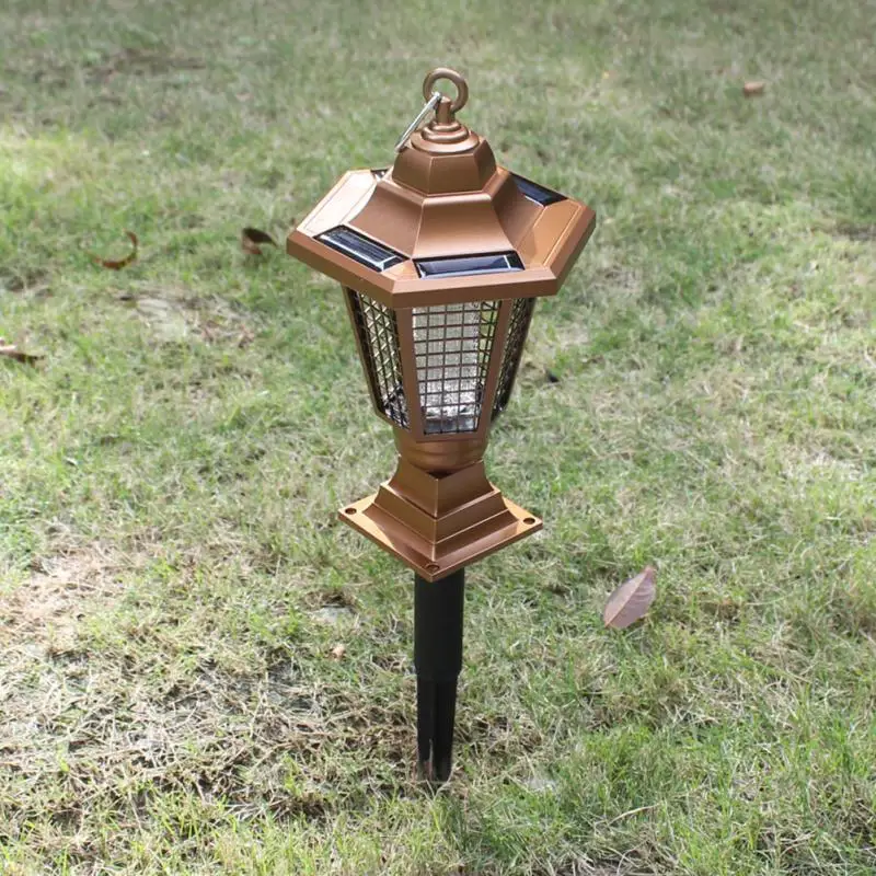 

Outdoor Waterproof Solar Electronic LED Trap Light Fly Catcher Mosquito Killer Repeller Garden Light Landscape Yard