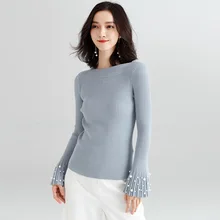 Autumn Winter Sweater Women Pullover Long Sleeve Slash Neck Women Basic Sweaters Korean Style Knit Tops Blue BA0024 Autumn Winter Sweater Women Pullover Long Sleeve Slash Neck Women Basic Sweaters Korean Style Knit Tops Blue BA0024