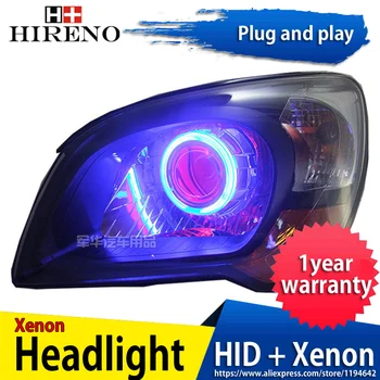 

Car custom Modified Xenon Headlamp for KIA Sportage 2007-12 Headlights Assembly Car styling Angel Lens HID 2pcs