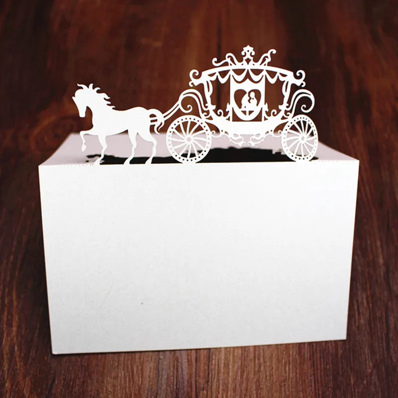 

Carriage table cards party supply multi colors 100pcs