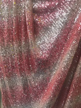 

pretty sequins net lace J-497 french sequins lace embroidered tulle lace fabric