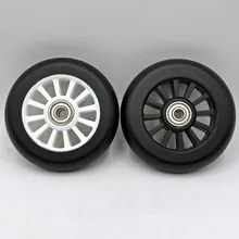 2 шт ультра-носимые колеса скутера 100*24 мм Включая 608 ABEC-7 подшипники роликовые коньки колеса части 83A