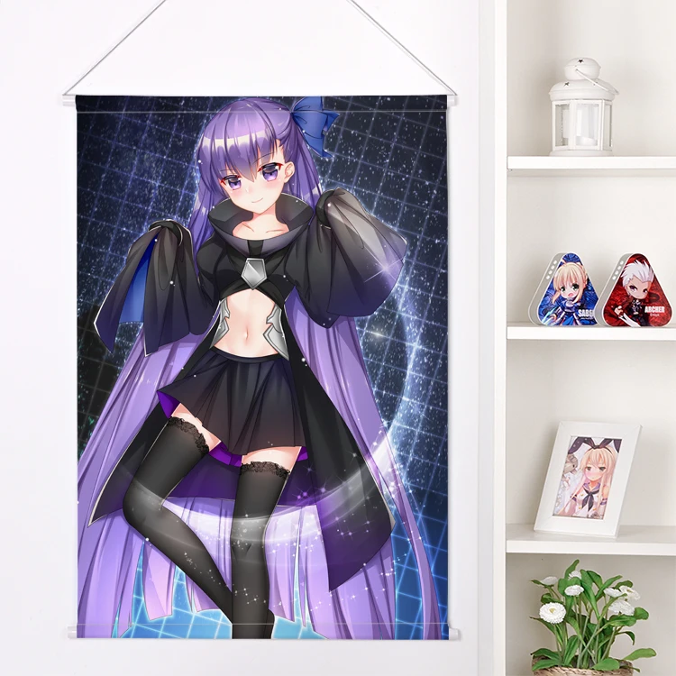 

Flat New Japanese Anime Cartoon Fate Meltlilith Meltryllis Peach Skin Velvet Wall Scroll Poster Print Wall Art ainting Cuadros