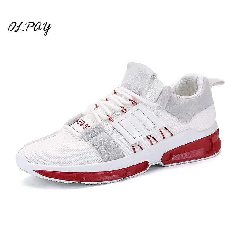 

2019 spring men's shoes Ultra light mesh Handsome on foot Fitness Good ventilation Men's casual shoes Shipping Tenis Masculino