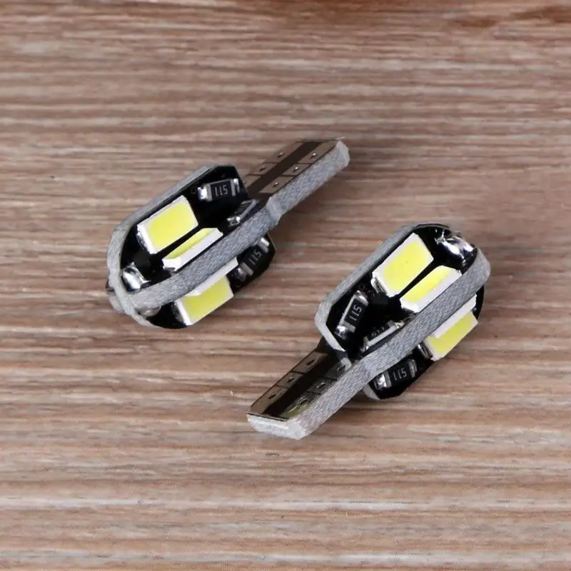 2 шт., T10 8SMD 5730, автомобильный интерьерный светильник, лампа для чтения на крыше, задний светильник, автоматический светильник, светодиод, противотуманный светильник, лампа 12 В