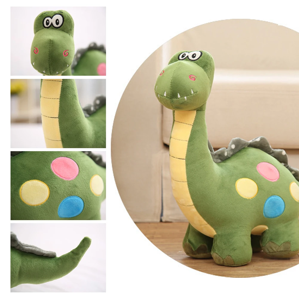 35 см творческий плюшевые игрушки пятнистый динозавров кукла для сопровождающих умиротворения кукла детский красивый подарок на день