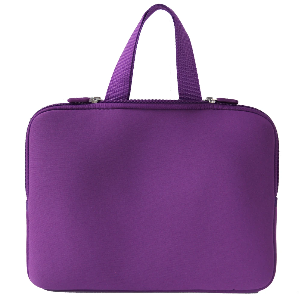 Purple Elegant 7 10" 12 13" 15" 17 Inch Neoprene Laptop Bag Notbook