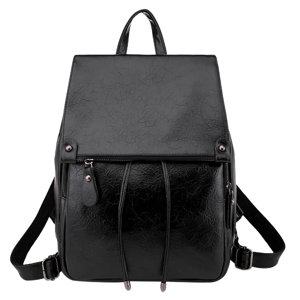 Горный хрусталь 2019 женские модные рюкзаки в стиле ретро однотонный рюкзак для кампуса повседневные Мягкие женские сумки bolsa feminina
