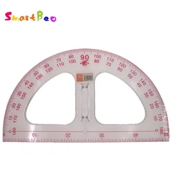 Goniasmomètre extra large 50cm, goniasmomètre transparent en plastique rapporteur, fournitures d'enseignement 