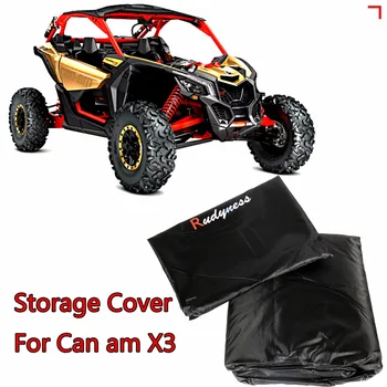 

Black Weatherproof Storage Cover For 2017-2019 Can Am X3 R X DS Turbo