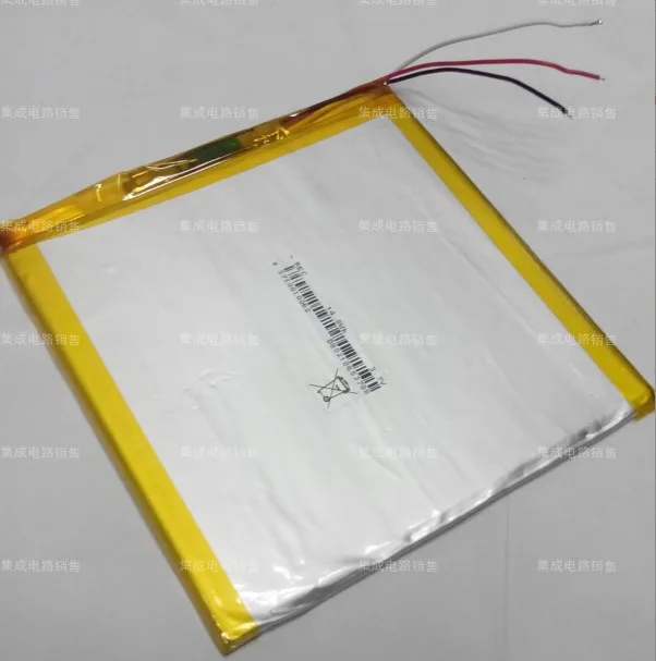 2 Шт. Оптовая 37 100 литий-полимерный аккумулятор MID Tablet PC батареи батарея цифровой 3
