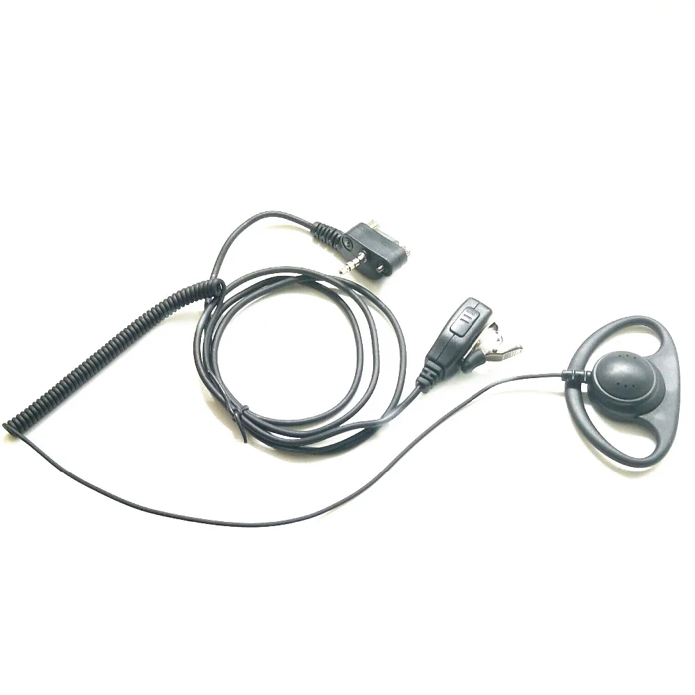 

D Acoustic Headset Earpiece For Yaesu Vertex Radio VX-160 VX-168 VX-180 VX 231 VX424 walkie talkie radios J016