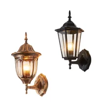 European Waterproof Retro Wall Lamp Courtyard Aluminium Porch Balcony Wall Lamp Garden Lights LED Corridor Outdoor Lights outdoor waterproof wall lamp garden garden door outdoor wall european villa balcony corridor courtyard street lamp retro
