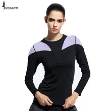 2017 Women Yoga Top Women Yoga Shirts Long Sleeve Gym Shirts Women Fitness Clothing Shirt Female Sports Tops Women Sport Shirt