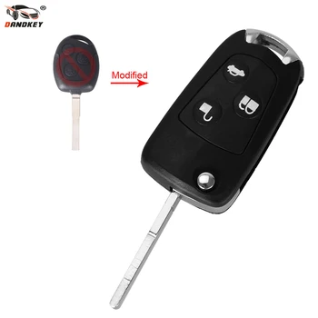 

Dandkey 3 Buttons Modified Folding Flid Remote Car Key Fob Shell Styling For Ford Focus Mondeo Fiesta