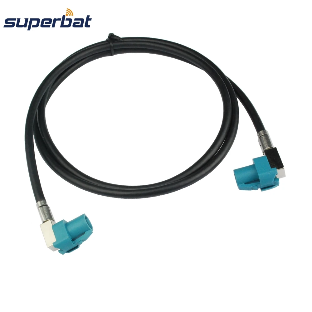 Superbat Fakra HSD Cable Assembly Z Coding Right Angle Connector Female to Jack Dacar 535 4pole 120cm | Мобильные телефоны и