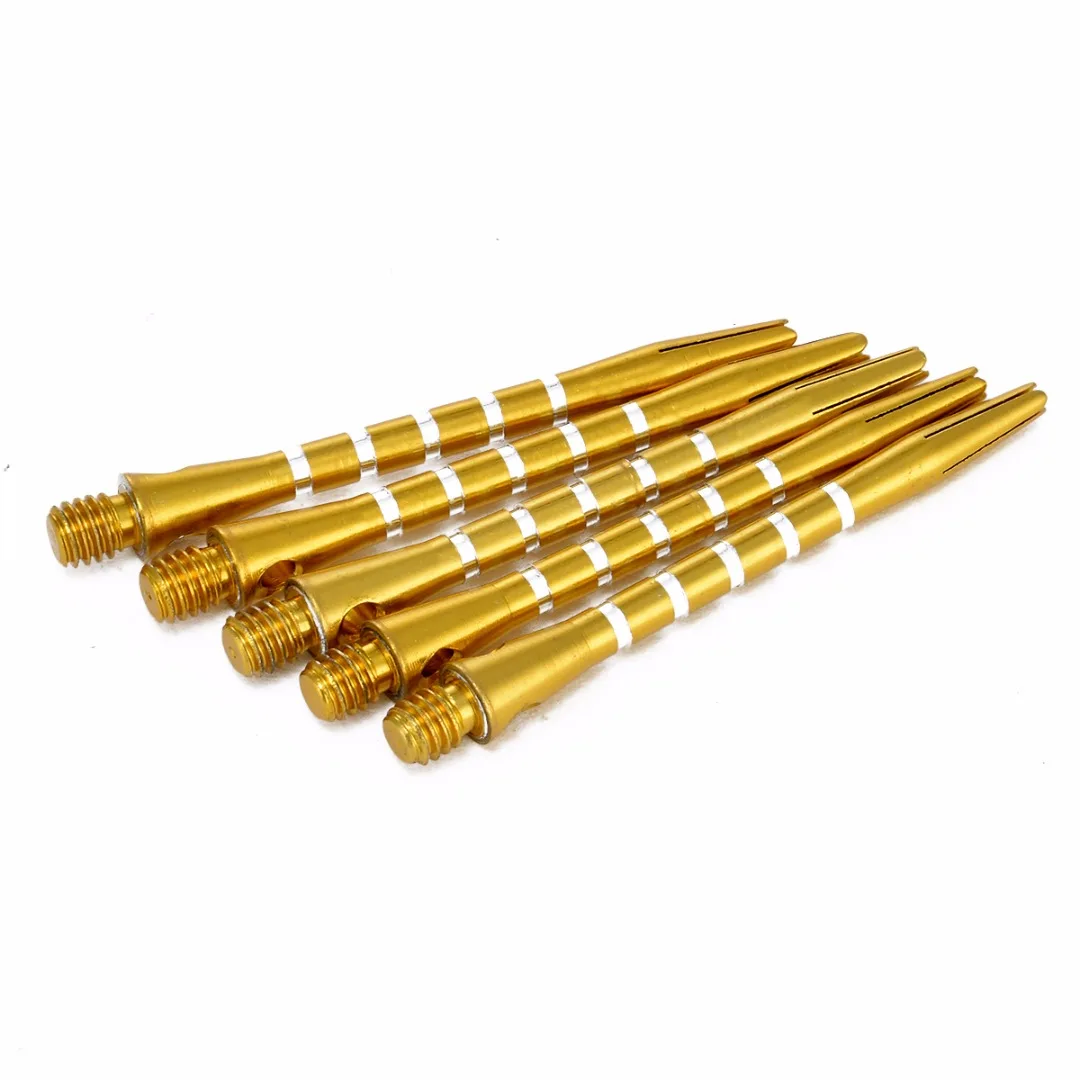 Sports 30Pcs Darts Shafts For Professional Aluminum Colorful 50mm Length Harrows Throwing Toy Darts Shafts