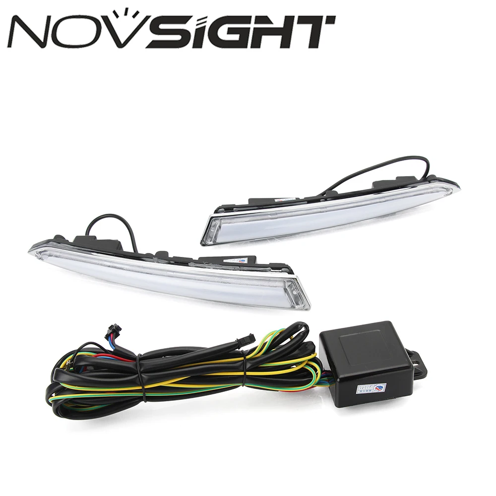 

NOVSIGHT 2x LED DRL Auto Car Daytime Running Driving Lights Lamp Daylight for 2013-2014 Ford Kuga Escape D20