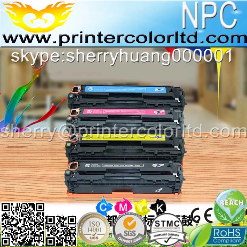 Тонер картридж совместимый с HP CF210A CF211A CF212A CF213A для LaserJet Pro 200 color M251nw M276n/nw|toner