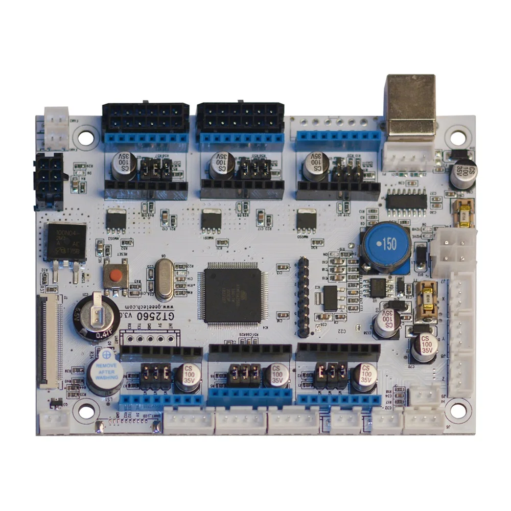 Материнская плата GEEETECH GT2560 V3.0 для принтеров A10 A10M A20 и A20M|Детали аксессуары