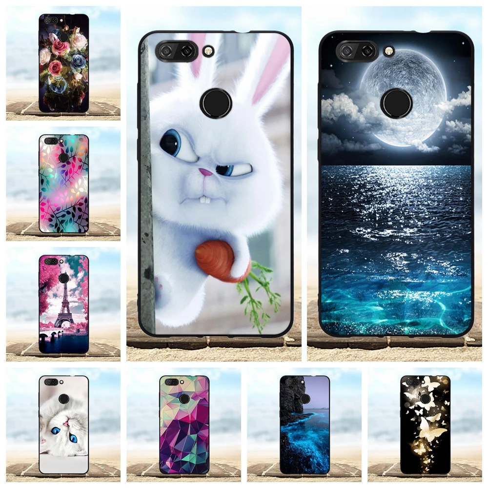 

For ZTE Blade V9 Protective Case Ultra-thin Soft TPU Silicone For ZTE Blade V9 Cover Rabbit Pattern For ZTE Blade V9 Shell Capa