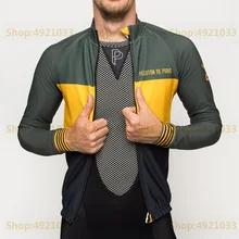 Весенняя Новинка, модная брендовая мужская велосипедная майка с длинным рукавом, одежда для велоспорта, топы, триколор, Domestique RBX, верхняя одежда для верховой езды