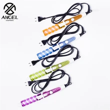 New 2016 Black Red Electric Magic Hair Styling Tool Rizador De Pelo Hair Curler Roller Pro Spiral Curling Iron Wand Curl Styler