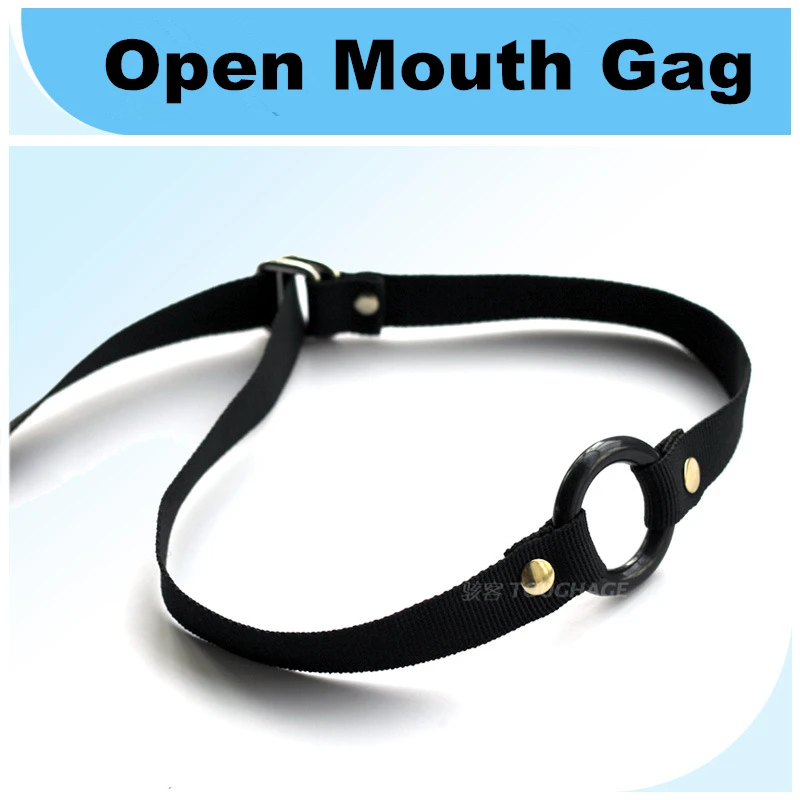 Toughage Open Mouth Gag Oral Sex Ring Fixation Mouth Plug Mouth Gagged 