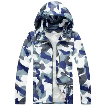 

2015 Fashion High Quality Men Jacket Coats, Male Causal Hooded Camouflage Jacket, Thin Windbreaker Zipper Outwear