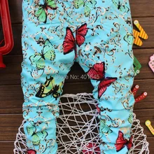 Осень товар с цветочным мотивом для девочек на каждый день, разноцветные леггинсы От 2 до 5 лет три цвета