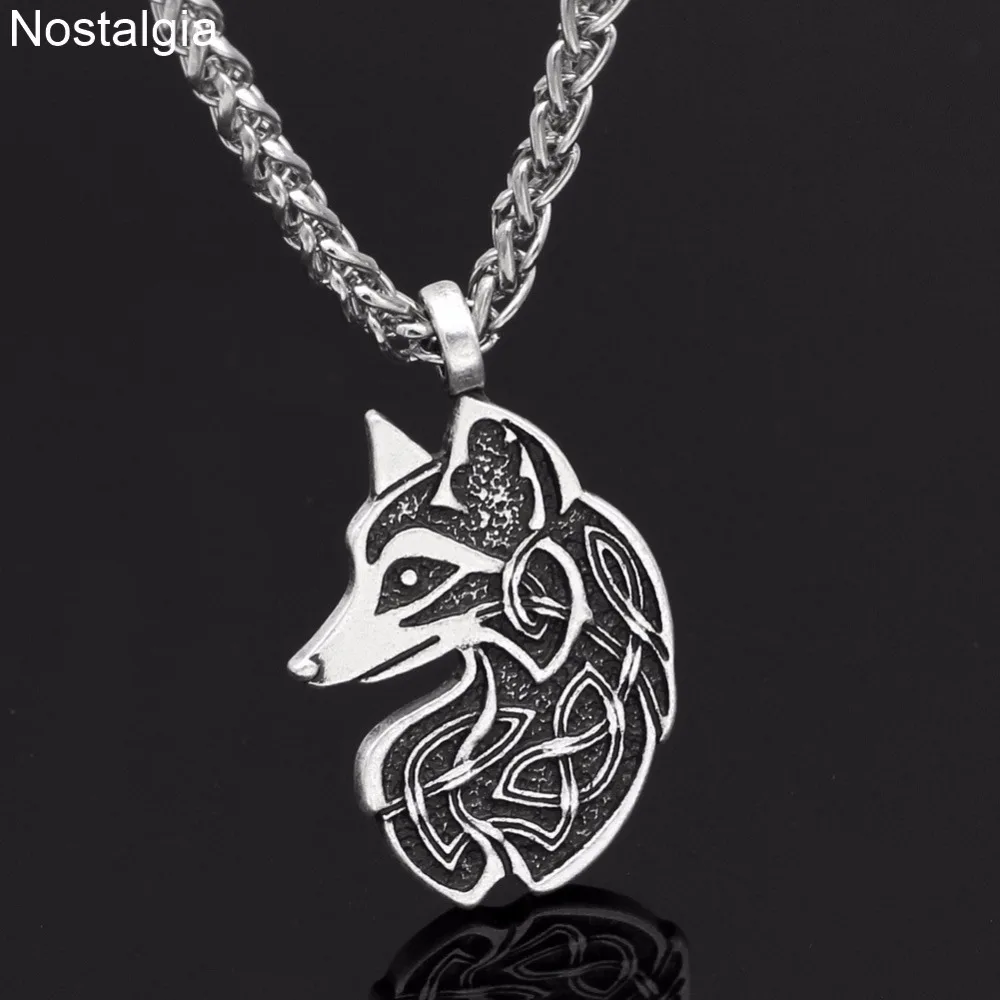 

Nostalgia Irish Knots Animal Fox Necklaces & Pendants Viking Wicca Pagan Punk Jewelry