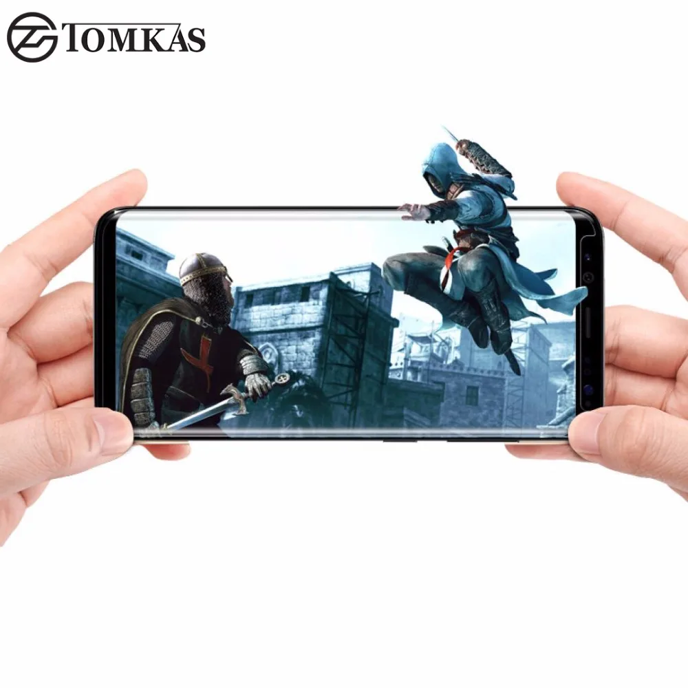 TOMKAS S8 закаленное стекло для samsung Galaxy защита экрана 3D полное покрытие Защита Plus