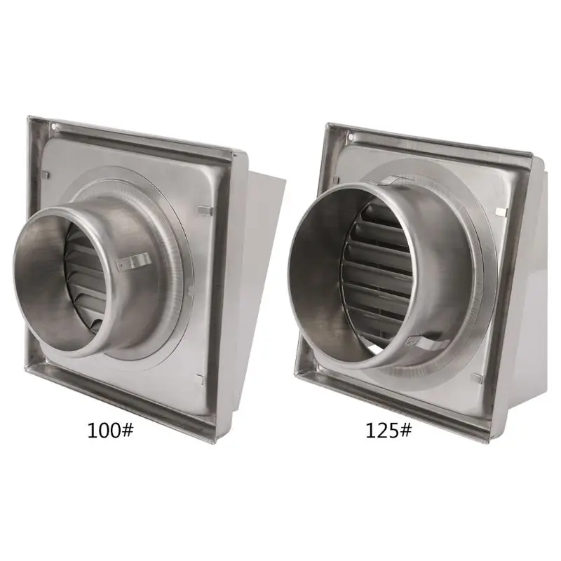 

1 Pc Silver Wall Air Vent Grille Diffuser Ducting Ventilation Cover Extractor Outlet Louvres