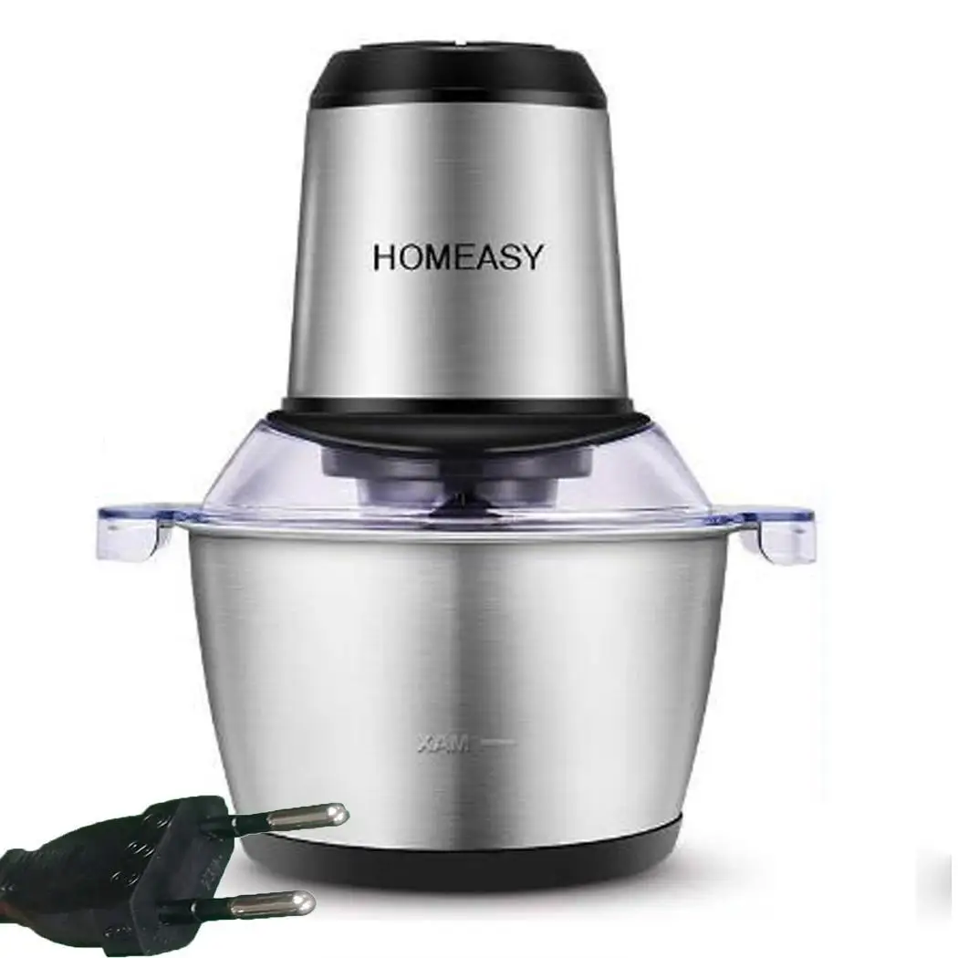 

Electric Meat Grinder Large Horsepower Double Modes Appliances 2L 600 W Food Cutting Machine Home, Kitchen